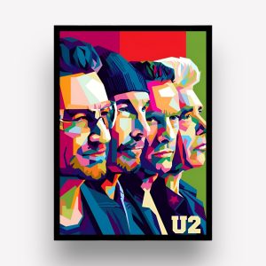Quadro Decorativo U2 "Colors"