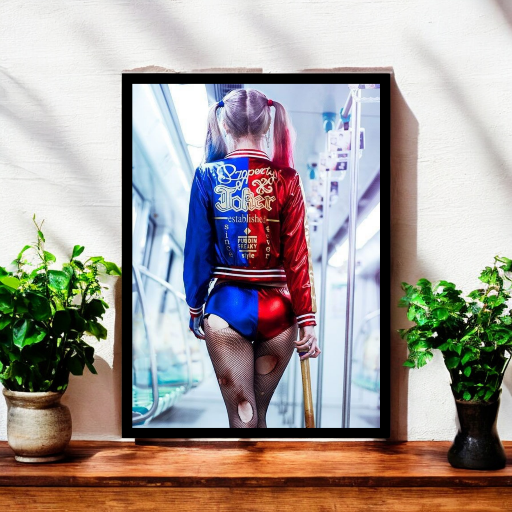 Quadro Decorativo Arlequina "Harley Quinn" - Imagem 2