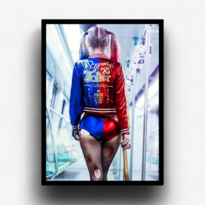 Quadro Decorativo Arlequina "Harley Quinn"