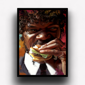 Quadro Decorativo Pulp Fiction "Royal Cheese"