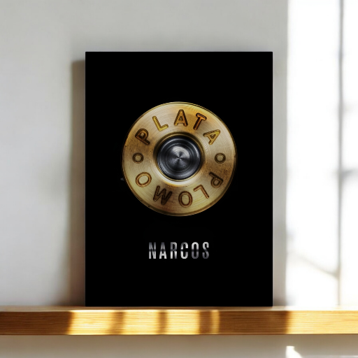 Quadro Decorativo Narcos "Plomo" - Imagem 2