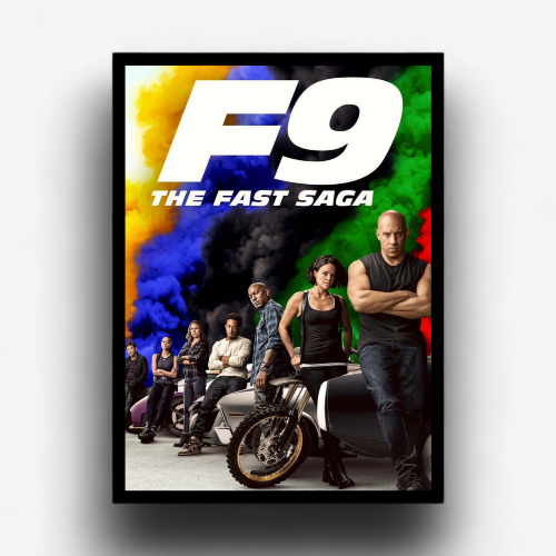 Quadro Decorativo Velozes e furiosos 9 "The Fast Saga"