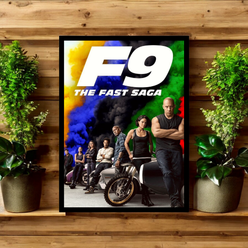 Quadro Decorativo Velozes e furiosos 9 "The Fast Saga" - Imagem 2