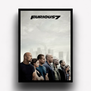 Quadro Decorativo "Furious 7"