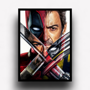 Quadro Decorativo "Deadpool & Wolverine"