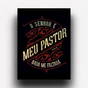 Quadro Decorativo "Salmos 23:1"