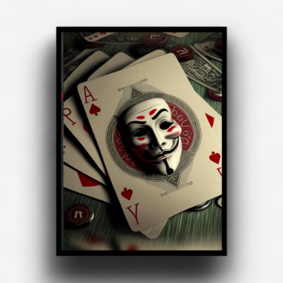 Quadro Decorativo "Az de Espadas"