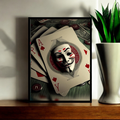 Quadro Decorativo "Az de Espadas" - Imagem 2