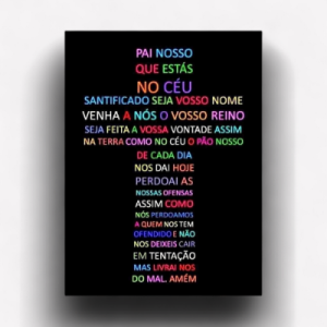 Quadro Decorativo "Pai Nosso"