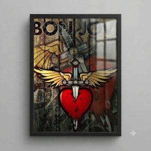 Quadro Decorativo "Bon Jovi"
