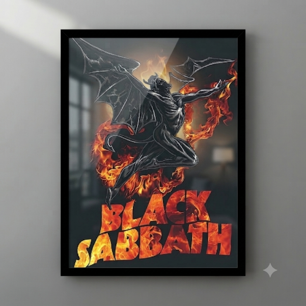 Quadro Decorativo "Black Sabbath"