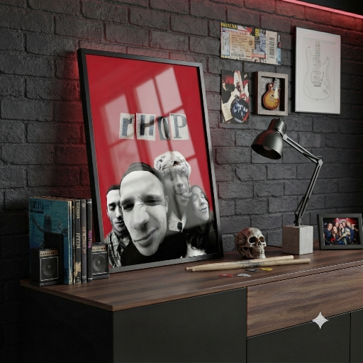 Quadro Decorativo "Red Hot Chilli Peppers" - Imagem 2