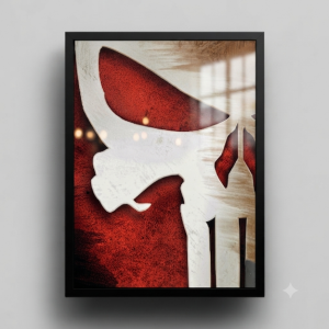 Quadro Decorativo "Punisher skull"