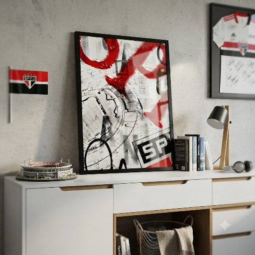 Quadro Decorativo "São Paulo F.C" - Imagem 2