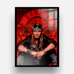 Quadro Decorativo Guns n' Roses "Axl Rose"