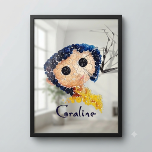Quadro Decorativo "Coraline"